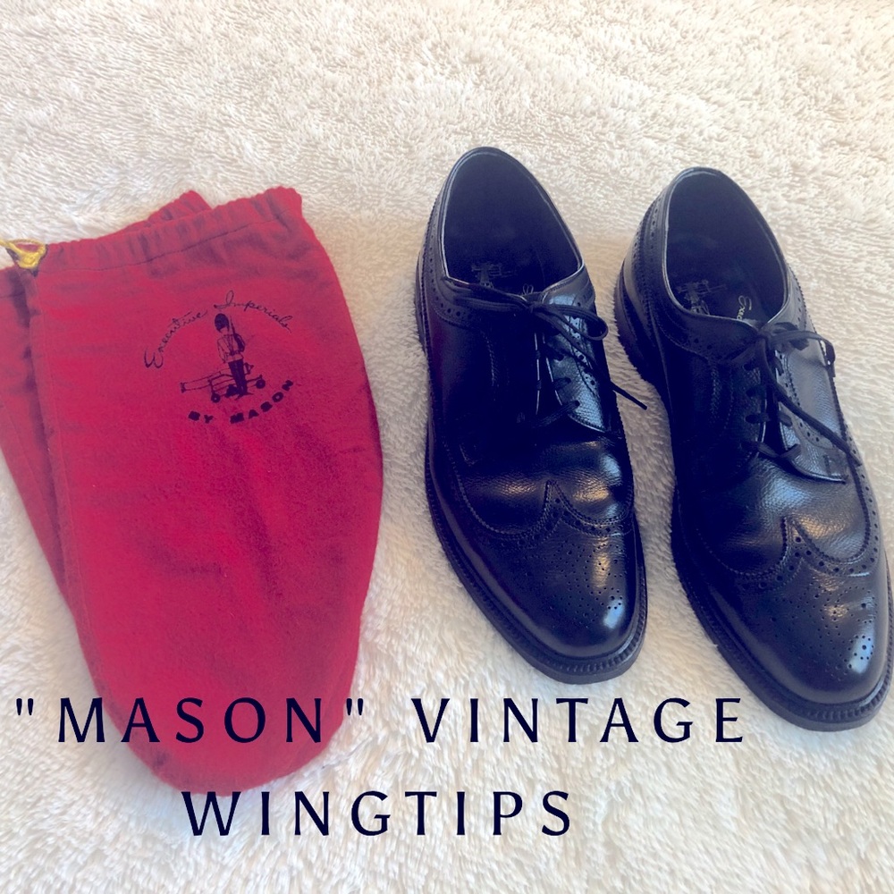 B.A. MASON Vintage Wingtips - Executive Imperials - sent to my friend in 1971‼️